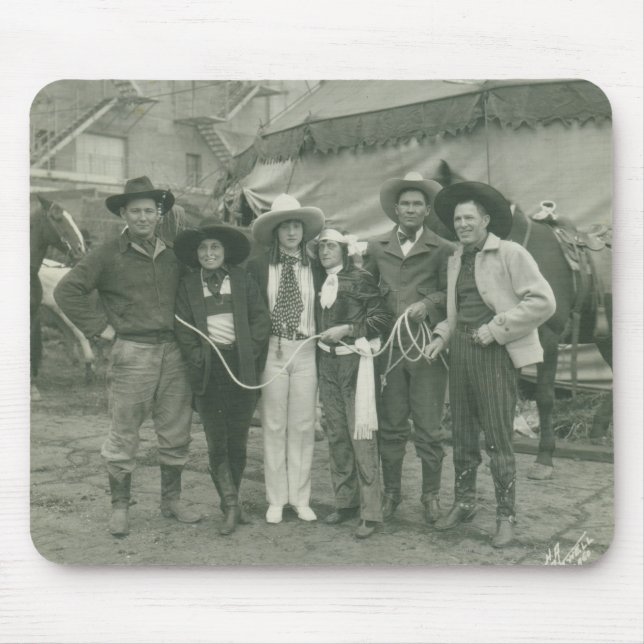 Chicago Rodeo, 1929. Mouse Pad (Front)