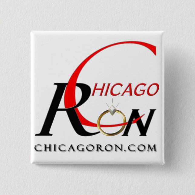 "Chicago Ron" Logo Button (Front)