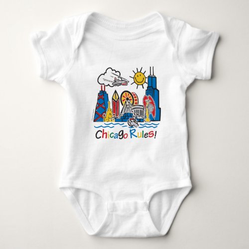 Chicago Rules Baby Bodysuit