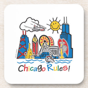 Chicago Rules Drink Coaster