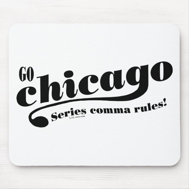 Chicago Rules Mouse Pad (Front)