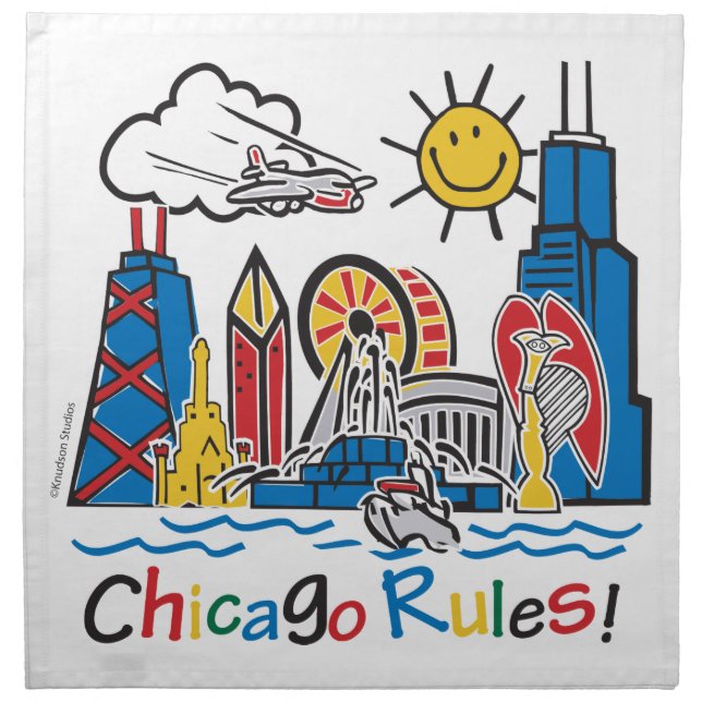 Chicago Rules Napkin (Front)
