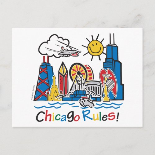 Chicago Rules Postcard