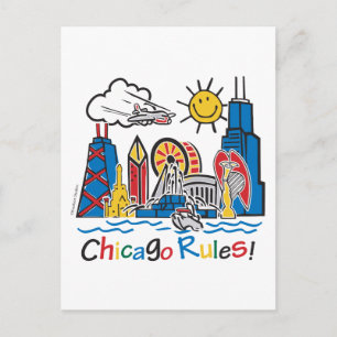 Chicago Rules Postcard