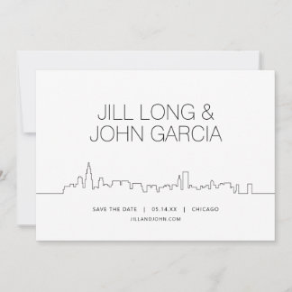 Chicago Save the Date Invitation