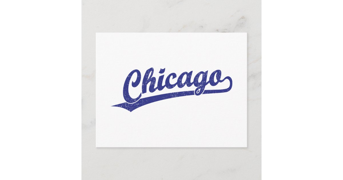 chicago cursive font