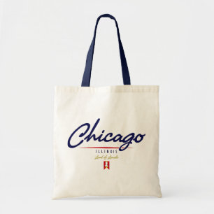 Chicago Script Tote Bag