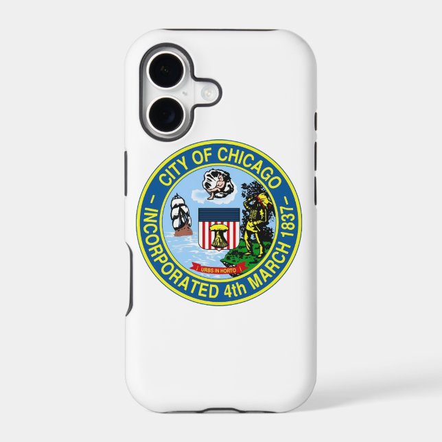 Chicago Seal Iphone Case (Back)