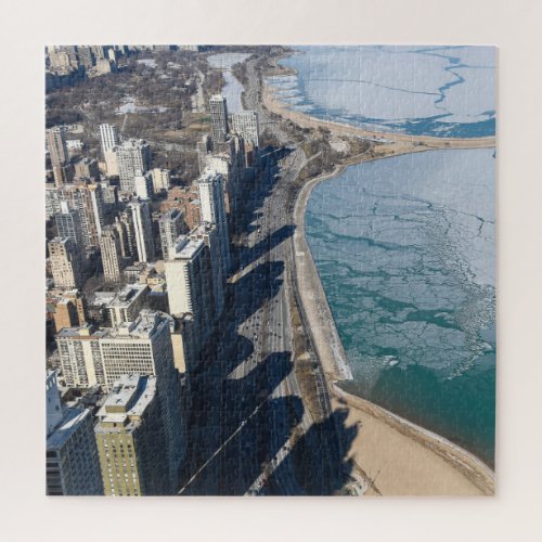 Chicago Shadow Jigsaw Puzzle