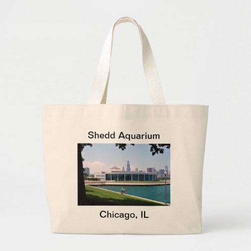 Chicago Shedd Aquarium collection Large Tote Bag