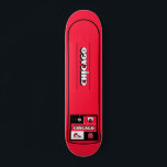 Chicago Skateboard - Skateboards Chicago<br><div class="desc">The ''Skateboard Store'' ''Chicago Skateboard'' lets you glide down the sidewalk while the wind blows in your hair. Get on your Chicago skateboard by choosing your size and your deck.</div>