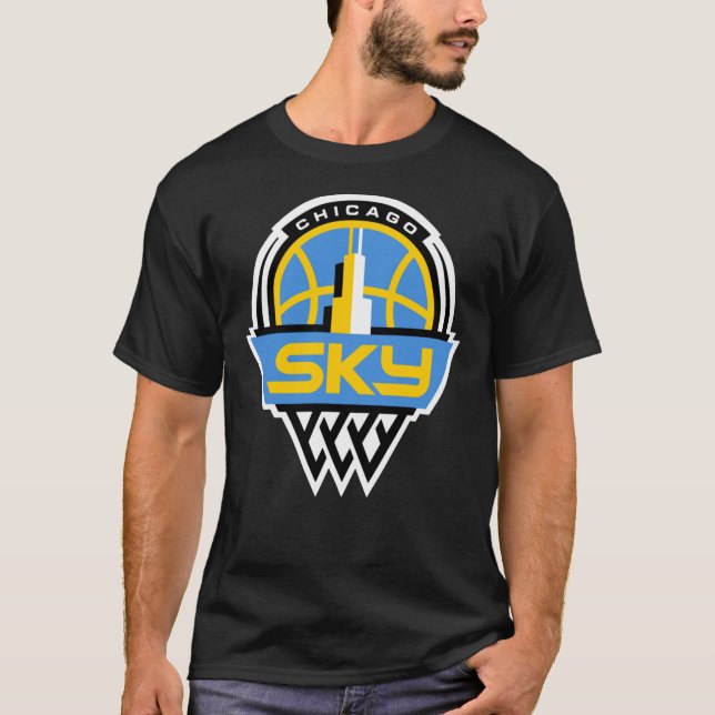 Chicago Sky Tri-blend T-Shirt (Front)