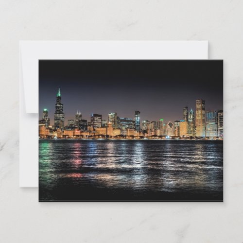 CHICAGO SKYLINE CUSTOM INVITE
