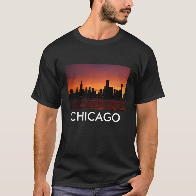 Chicago Skyline2 T-Shirt (Front)