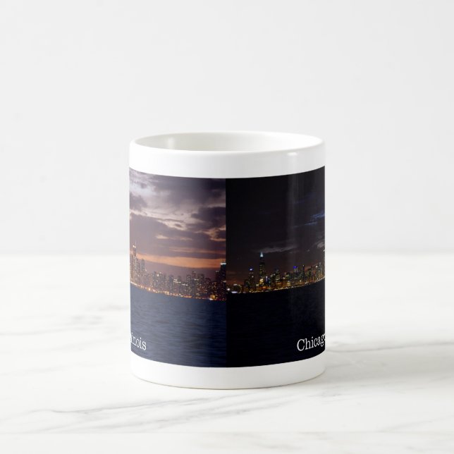 Chicago Skyline 2 pict mug (Center)