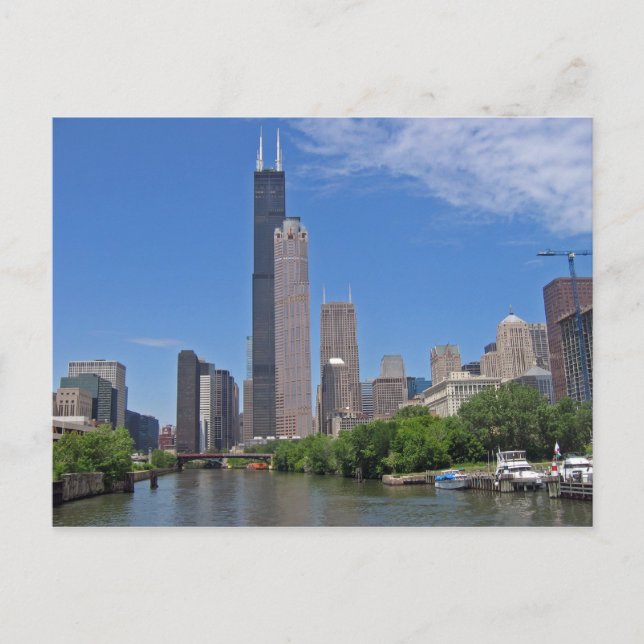 Chicago Skyline 4 Postcard (Front)