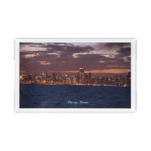 Chicago Skyline acrylic tray