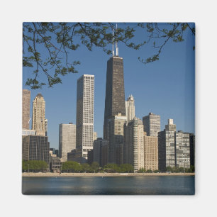 Chicago skyline and Lake Michigan, Lake Shore Magnet