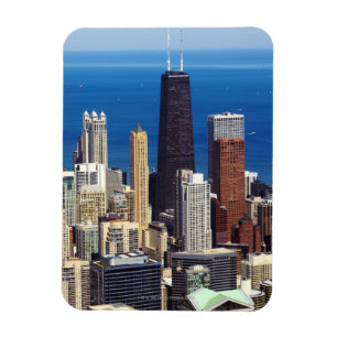 Chicago Skyline and landmarks Magnet
