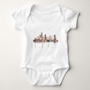 Chicago Skyline Baby Bodysuit