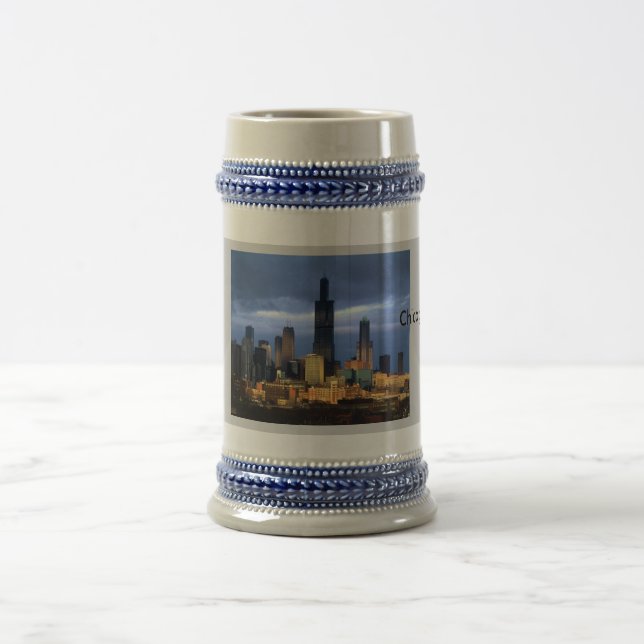 Chicago Skyline Beer Stein (Center)