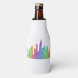 Chicago Skyline Bottle Cooler at Zazzle