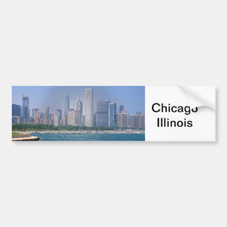 Chicago Skyline Stickers | Zazzle