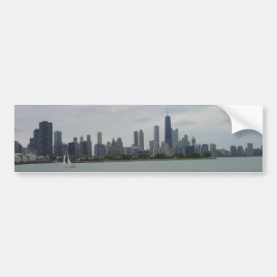 Chicago Skyline Bumper Sticker