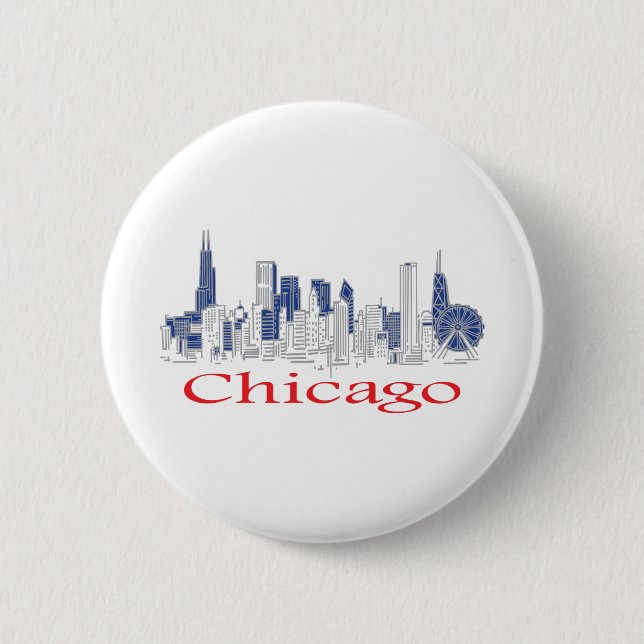 Chicago-Skyline Button (Front)
