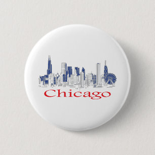 Chicago-Skyline Button