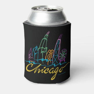 Chicago Skyline Can Cooler