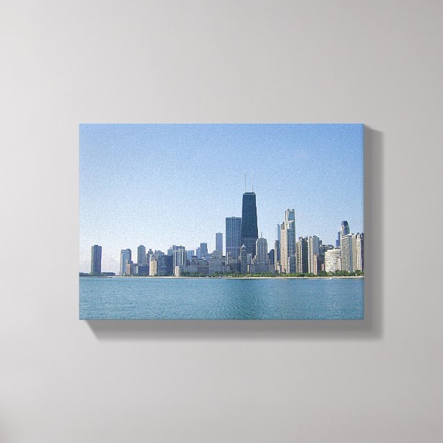 Chicago Skyline Canvas Print (Front)