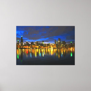 Chicago Skyline Canvas Print