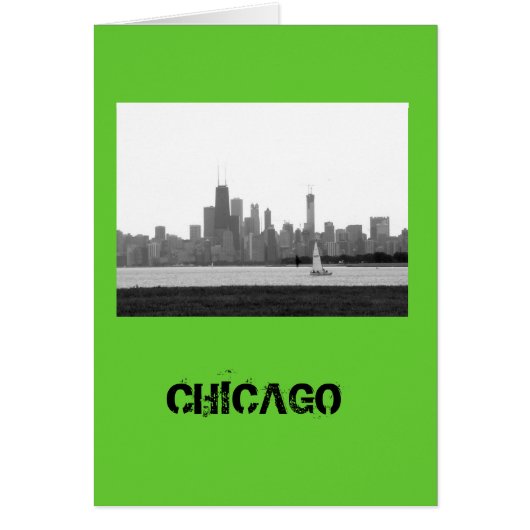 Chicago Skyline- Card (Front)