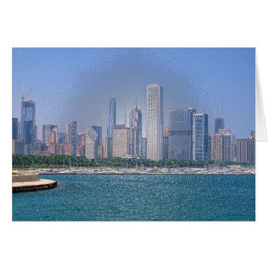 Chicago Skyline Cards (Front Horizontal)