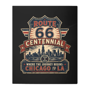 Chicago Skyline Centennial Americana Wall Decor