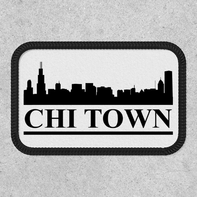 Chicago Skyline Chi Town Patch (Front)