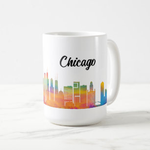 Chicago skyline coffee mug