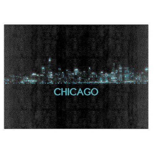 Chicago Skyline Cutting Board