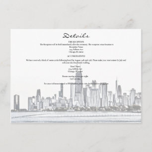 Chicago Skyline Enclosure Card