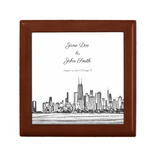 Chicago Skyline Gift Box