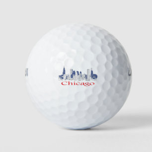 Chicago-Skyline Golf Balls