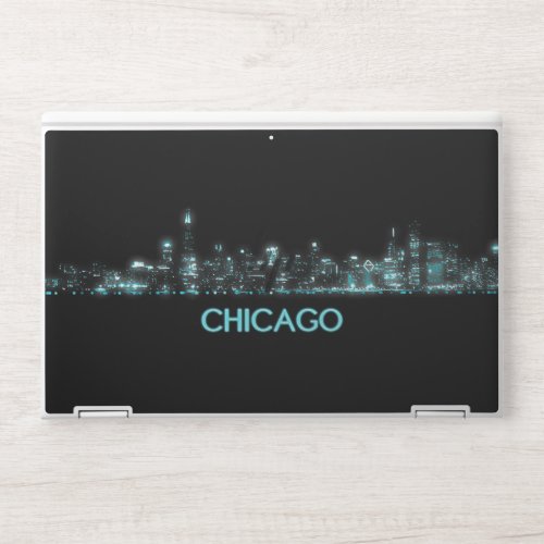 Chicago Skyline HP Laptop Skin
