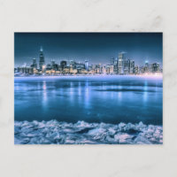 Chicago Skyline in Winter