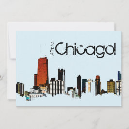 Chicago Skyline Invitation
