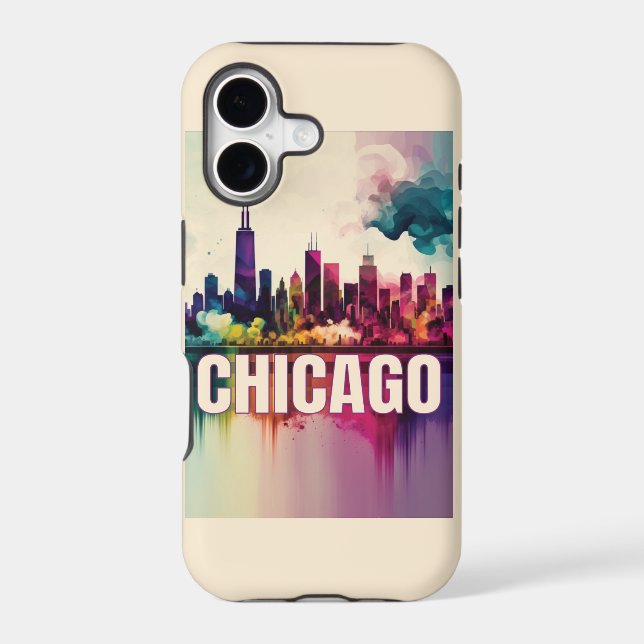 Chicago Skyline  Iphone Case (Back)