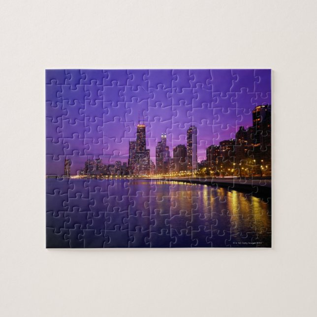 Chicago Skyline Jigsaw Puzzle (Horizontal)