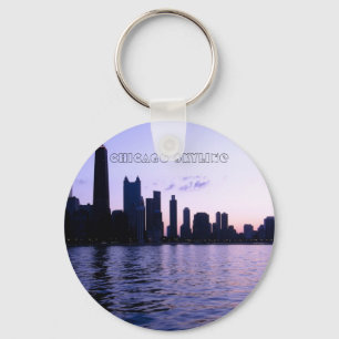 Chicago skyline keychain