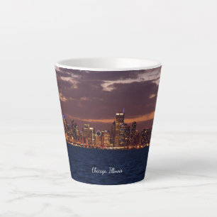 Chicago Skyline latte mug