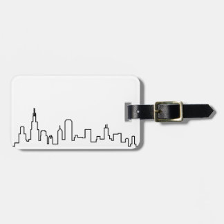 Chicago Skyline Luggage Tag